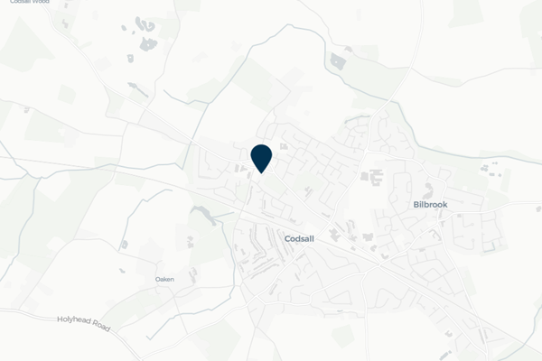 Image of mapping with Codsall identified