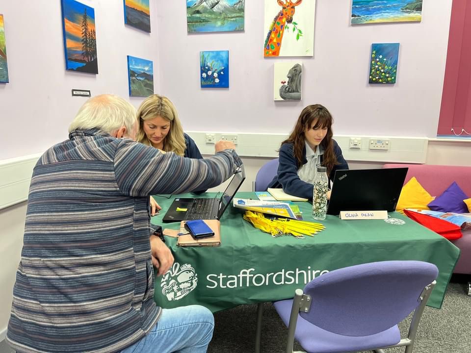 Image showing community engagement event held at Norton Canes library