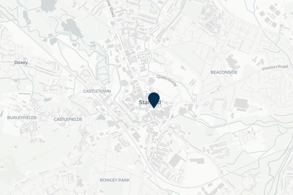 Image of mapping with Stafford identified