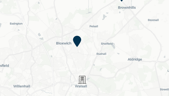Image of mapping with Blakenall Heath identified